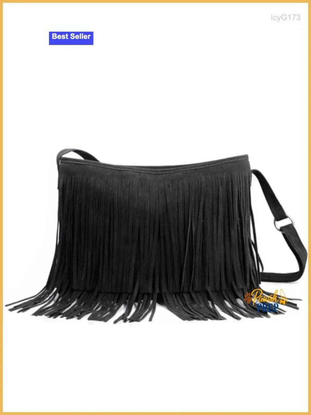Faux Suede Leather Hobo Crossbody Bag Tassel Shoulder Purse